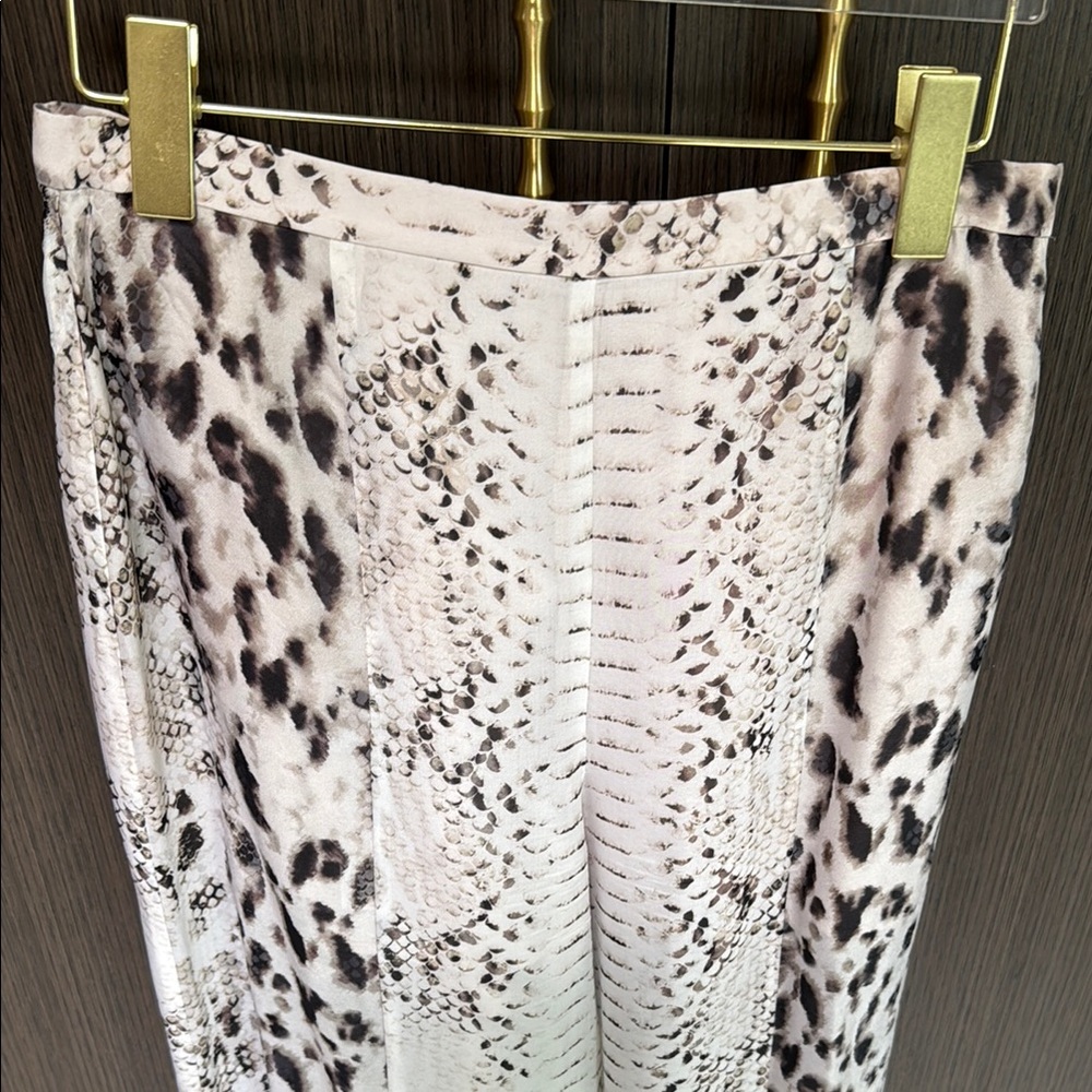 Haute Hippie Cream and Brown Wide Leg Pants - Picture 7 of 17